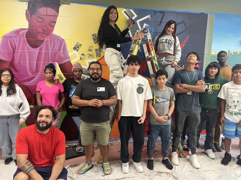 Artist Shares Significance of Multicultural Mural